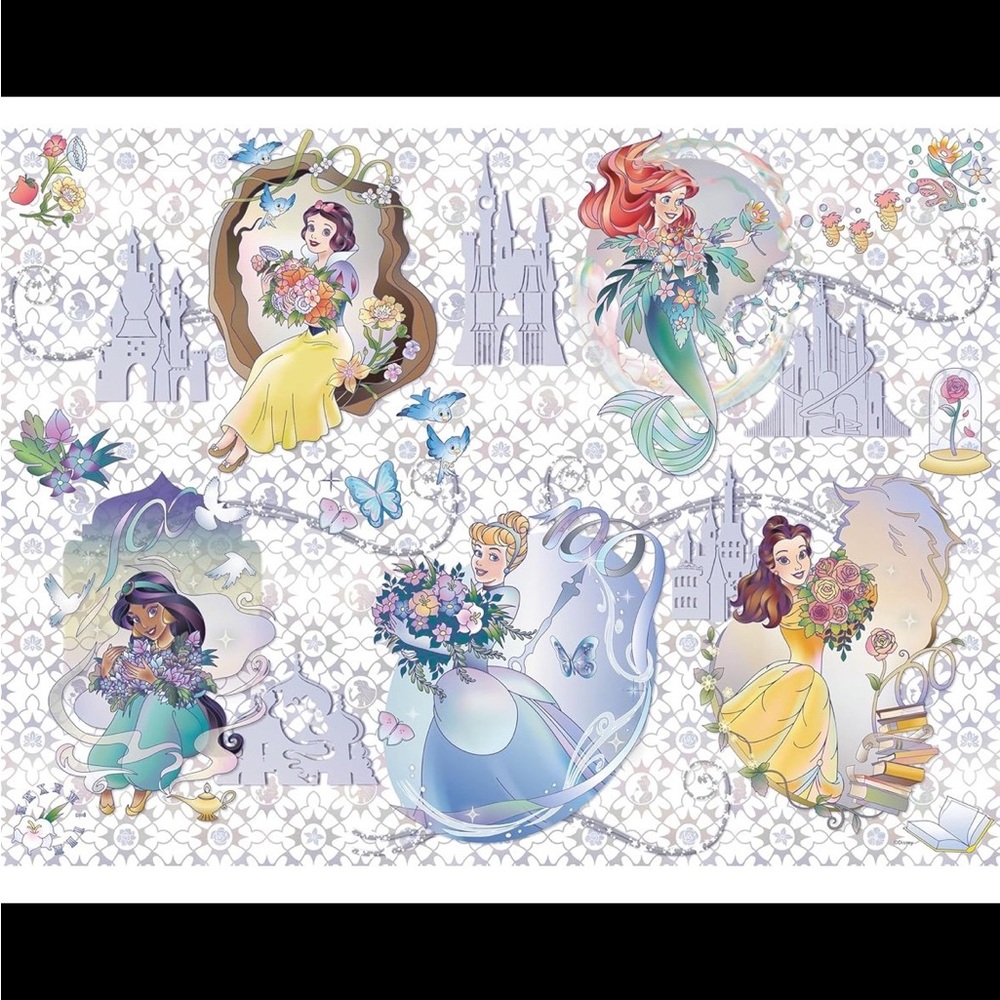 Disney - Platinum Princesses - 1000 Piece
Finished Puzzle Size is 26.75 x 19.